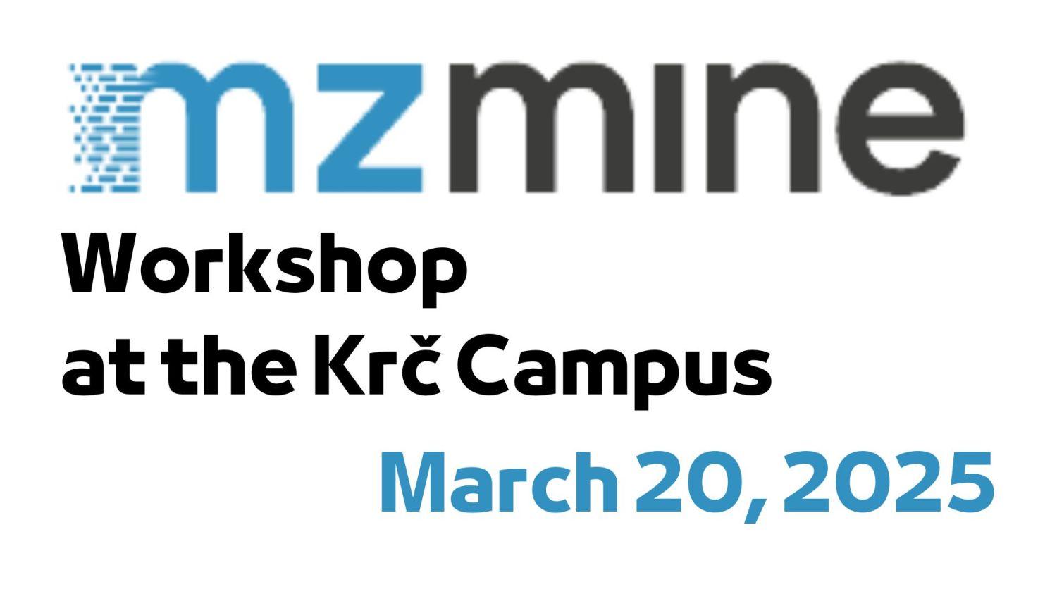 Pozvánka na workshop MZmine